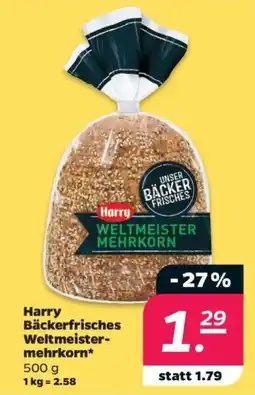 Netto Harry Bäckerfrisches Weltmeister-mehrkorn Angebot