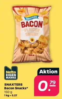 Netto SNAXTERS Bacon Snacks Angebot