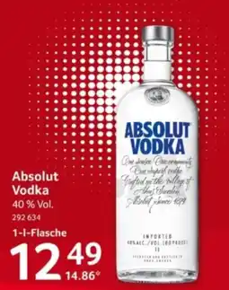 Selgros Absolut Vodka Angebot