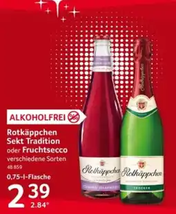 Selgros Rotkäppchen Sekt Tradition oder Fruchtsecco Angebot