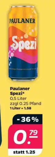 Netto Paulaner Spezi Angebot