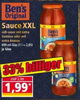 Norma Ben's Original Sauce XXL 699ml Angebot