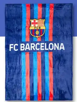 KiK FC Barcelona Fußball Kuscheldecke Angebot