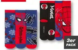 KiK Marvel Spider-Man Kinder Socken 3er PACK Angebot