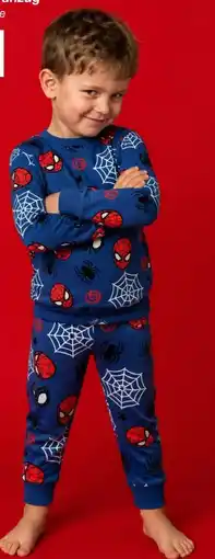 KiK Marvel Spider-Man Kinder Schlafanzug Angebot