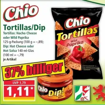 Norma Chio Tortillas/Dip Angebot