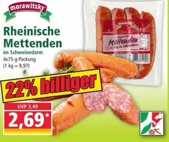 Norma Morawitzky Rheinische Mettenden 4x75g Angebot