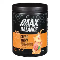 Netto Marken-Discount MAX BALANCE Clear Whey Eistee Pfirsich 300 g Angebot
