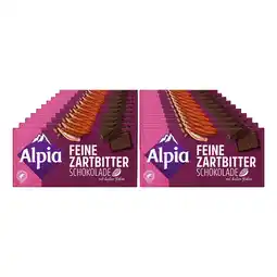 Netto Marken-Discount Alpia Feine Zartbitter Schokolade 100 g, 20er Pack Angebot