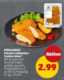 PENNY MÜHLENHOF Frisches Schweine-Cordon-bleu Angebot