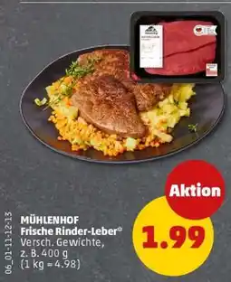 PENNY MÜHLENHOF Frische Rinder-Leber Angebot