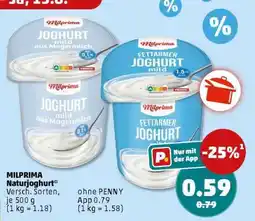 PENNY MILPRIMA Naturjoghurt Angebot