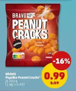 PENNY BRAVO Paprika Peanut Cracks Angebot