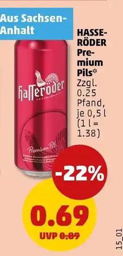 PENNY HASSE-RÖDER Premium Pils Angebot