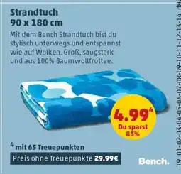 PENNY Strandtuch 90 x 180 cm Angebot