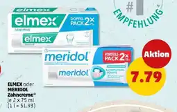 PENNY ELMEX oder MERIDOL Zahncreme Angebot