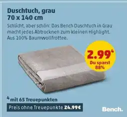 PENNY Duschtuch, grau 70 x 140 cm Angebot
