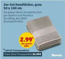 PENNY 2er-Set Handtücher, grau 50 x 100 cm Angebot