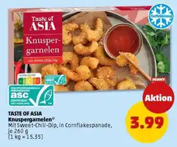 PENNY TASTE OF ASIA Knuspergarnelen Angebot