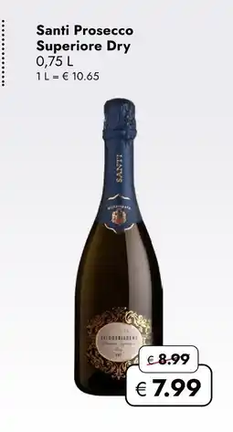 Travel Free Santi prosecco superiore dry Angebot