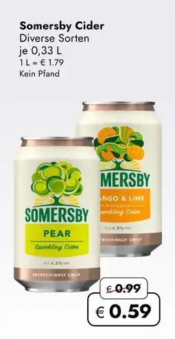 Travel Free Somersby cider Angebot