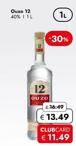 Travel Free Ouzo 12 Angebot