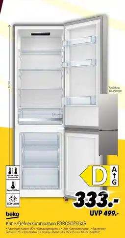 MEDIMAX Beko kühl-/gefrierkombination b3rcso255xb Angebot