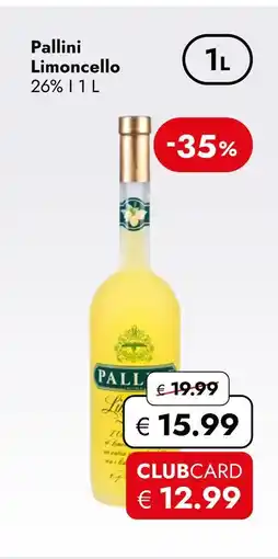 Travel Free Pallini limoncello Angebot