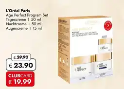 Travel Free L’oréal paris age perfect program set Angebot