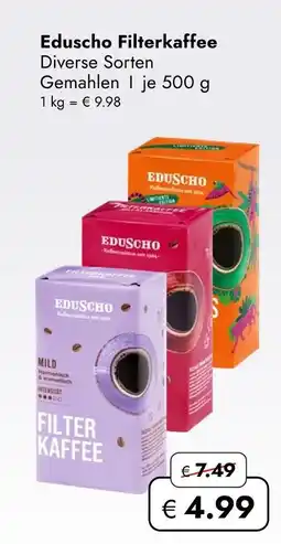 Travel Free Eduscho filterkaffee Angebot