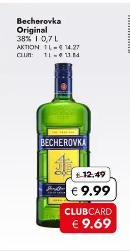Travel Free Becherovka original Angebot