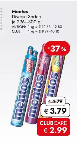 Travel Free Mentos Angebot