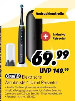 MEDIMAX Oral-b elektrische zahnbürste 4 io Angebot