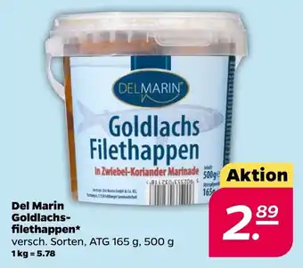 NETTO Del Marin Goldlachs Filethappen 500g Angebot