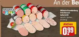 REWE Wilhelm Brandenburg Frischwurst- Aufschnitt Angebot