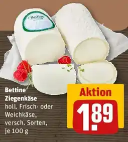 REWE Bettine Ziegenkäse Angebot