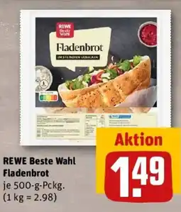 REWE REWE Beste Wahl Fladenbrot Angebot