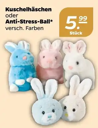 NETTO Kuschelhäschen oder Anti Stress Ball Angebot