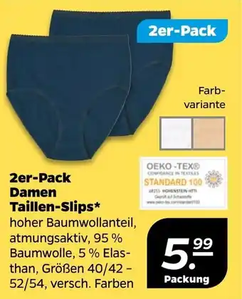 NETTO 2er Pack Damen Taillen Slips Angebot