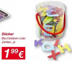 KiK Sticker Angebot