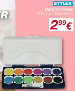 KiK STYLEX Deckfarbkasten Angebot