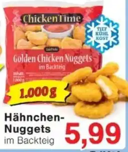Jawoll ChickenTime Golden Chicken Nuggets im Backteig Angebot