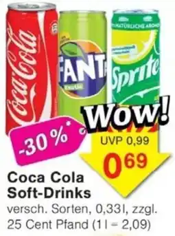 Jawoll Coca Cola Soft-Drinks Angebot