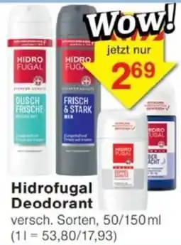 Jawoll Hidrofugal Deodorant Angebot