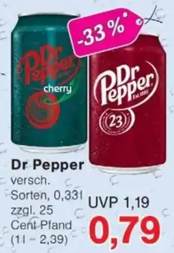 Jawoll Dr Pepper Angebot