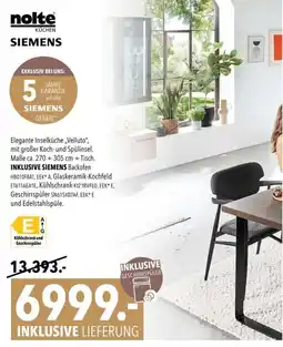 Franz Knuffmann Elegante Inselküche „Velluto“ Angebot