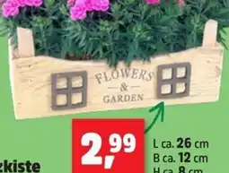 Thomas Philipps Vintage-Holzkiste ,,Flowers & Garden" Angebot