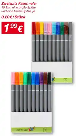 KiK Zweispitz Fasermaler Angebot