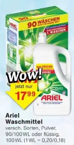 Jawoll Ariel Waschmittel Angebot