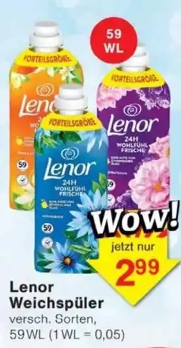 Jawoll Lenor Weichspüler Angebot